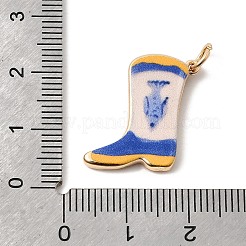 Printed Brass Pendants&nbsp;KK-H253-01B-G01