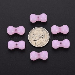 模造ゼリーアクリルビーズ  骨の形  パールピンク  9x17.5x8.5mm  穴：1.8mm  約600個/500g&nbsp;MACR-S373-96-E10