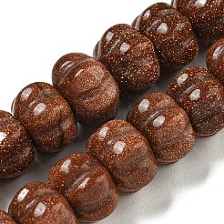 Synthetic Goldstone Beads Strands&nbsp;G-G142-A03-01