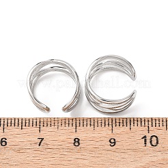 304 Stainless Steel C-Shaped Cuff Earrings&nbsp;EJEW-K268-86P