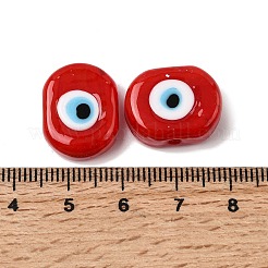 Handmade Evil Eye Lampwork Beads&nbsp;LAMP-G168-02-M