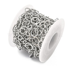 304 Stainless Steel Ring Link Chains&nbsp;CHS-G044-05P-01