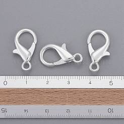 亜鉛合金カニカン  オウムトリガークラスプ  カドミウムフリー＆鉛フリー  銀  21x12mm  穴：2mm&nbsp;E107-S