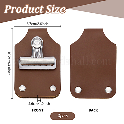 PU Leather Number Holder&nbsp;OFST-WH0709-071