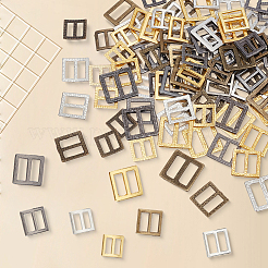 120Pcs 12 Styles Alloy Tri-Glide Adjuster Buckles&nbsp;FIND-CY0001-82