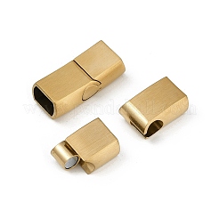 304ステンレススチール時計バンド留め金  長方形  ゴールドカラー  23.5x10.5x7.5mm  穴：8.5x5.5mm&nbsp;STAS-C127-15G
