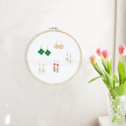 Lace Disc Earring Organizer Holder&nbsp;DIY-WH0399-64B