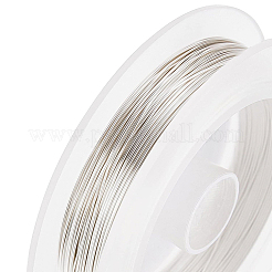 ラウンドクラフト銅線  銀  0.5mm  24ゲージ&nbsp;CWIR-BC0001-0.5mm-S