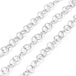 Tarnish Resistant 304 Stainless Steel Rolo Chains&nbsp;CHS-F011-08A-P