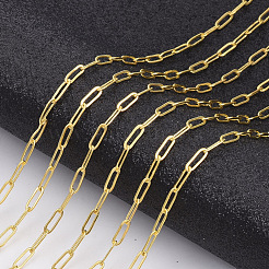 Brass Paperclip Chains&nbsp;CHC-S008-001C-G