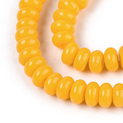 Baking Paint Glass Beads Strands&nbsp;GLAA-T025-6mm-08C