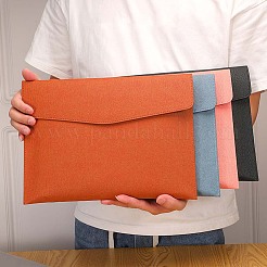 合成皮革書類ポケット1個  長方形  ブラック  240x330mm&nbsp;DIY-CL0001-13B