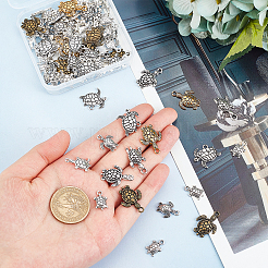 72Pcs 9 style Tibetan Style Alloy Pendant&nbsp;TIBE-SC0001-50