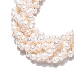 Natural Cultured Freshwater Pearl Beads Strands&nbsp;PEAR-N026-01