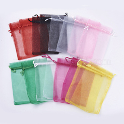 8 Colors Organza Bags&nbsp;OP-MSMC003-09-10x15cm