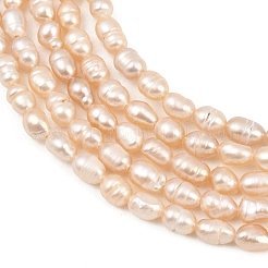 Natural Cultured Freshwater Pearl Beads Strands&nbsp;PEAR-D003-01D-08