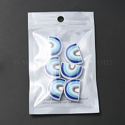 6Pcs Food Grade Eco-Friendly Silicone Focal Beads&nbsp;SIL-YW0001-04A