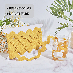 5Yards Polyester Wavy Fringe Trim Ribbon&nbsp;OCOR-GF0005-89C