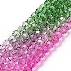 Transparent Glass Beads Strands&nbsp;GLAA-L045-02A-04