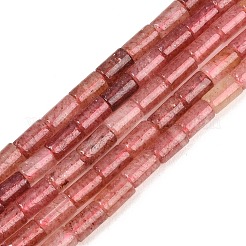 Natural Strawberry Quartz Beads Strands&nbsp;G-F832-B06-01A