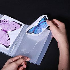 1Pc A6 Transparent PP Plastic Photocard Storage Albums&nbsp;AJEW-GL0004-48