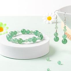 340Pcs 4 Sizes Natural Green Aventurine Beads&nbsp;G-LS0001-23