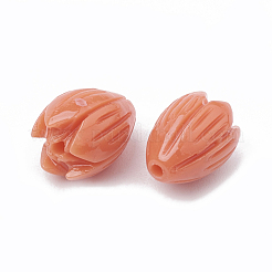 Dyed Synthetic Coral Beads&nbsp;CORA-N002-B-04G