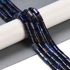天然石ソーダライトビーズ連売り  コラム  7.5~8.5x5~6mm  穴：1mm  約45~46個/連  14.69~15.04インチ（37.3~38.2cm）&nbsp;G-C128-A25-01