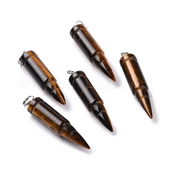 Natural Tiger Eye Pointed Pendants&nbsp;G-D850-08