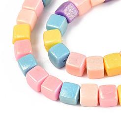 Handmade Polymer Clay Beads Strands&nbsp;CLAY-N013-25A-05