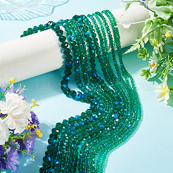 11 Strands 11 Styles Electroplate Glass Beads Strands&nbsp;EGLA-TA0003-01A
