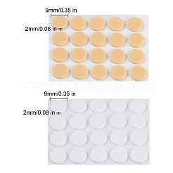 320Pcs 2 Colors EVA Flat Round Invisible Earring Ear Support&nbsp;FIND-SC0001-91