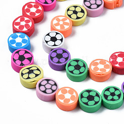 Handmade Polymer Clay Bead Strands&nbsp;CLAY-N006-75
