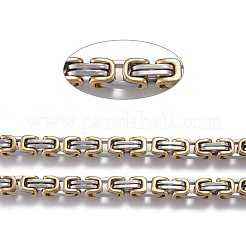 304 Stainless Steel Byzantine Chains&nbsp;CHS-K010-03A-PG