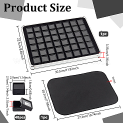 48 Grids Aluminum Boxes&nbsp;CON-WH0086-235A