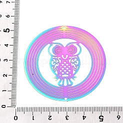 201 Stainless Steel 3D Rotating Hanging Wind Spinner&nbsp;STAS-T064-93