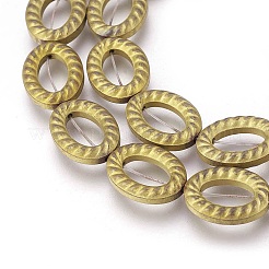 Electroplated Non-magnetic Synthetic Hematite Beads Strands&nbsp;G-P392-P02