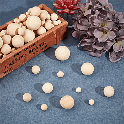 Natural Wooden Round Ball&nbsp;WOOD-PH0001-28