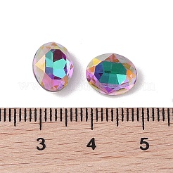 Glass Rhinestone Cabochons&nbsp;RGLA-L029-02A-HELA