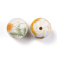 Silicone Beads&nbsp;SIL-WH0011-04B