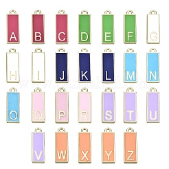 26Pcs 26 Style Alloy Enamel Pendants&nbsp;ENAM-SZ0001-49LG