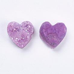Electroplate Natural Druzy Agate Beads&nbsp;G-E400-03-A03