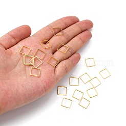 Square Brass Linking Rings&nbsp;EC03010mm-G