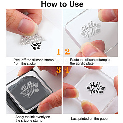 PVC Plastic Clear Stamps&nbsp;DIY-WH0631-0379
