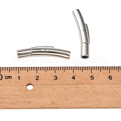 Tarnish Resistant Smooth Surface 304 Stainless Steel Bayonet Clasps&nbsp;STAS-N002-02-3mm
