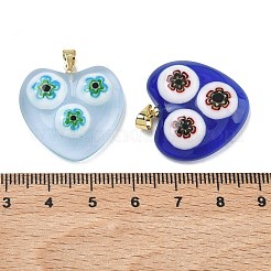 Handmade Lampwork Pendants&nbsp;LAMP-D006-04G