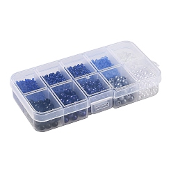 DIY 10 Grids ABS Plastic & Glass Seed Beads Jewelry Making Finding Beads Kits&nbsp;DIY-G119-01B