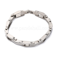 304 Stainless Steel Link Chain Bracelets for Women Men&nbsp;BJEW-R018-08P