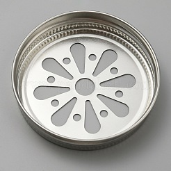鉄製の中空キャンドル蓋  キャンドルトッパー  フラットラウンド  レモン  7.25x1.5cm  内径：6.8のCM&nbsp;FIND-WH0110-659