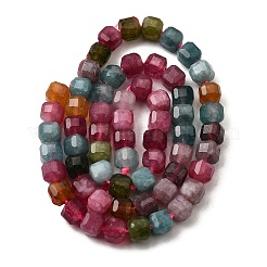 Natural Multicolor Tourmaline Beads Strands&nbsp;G-F797-A06-01